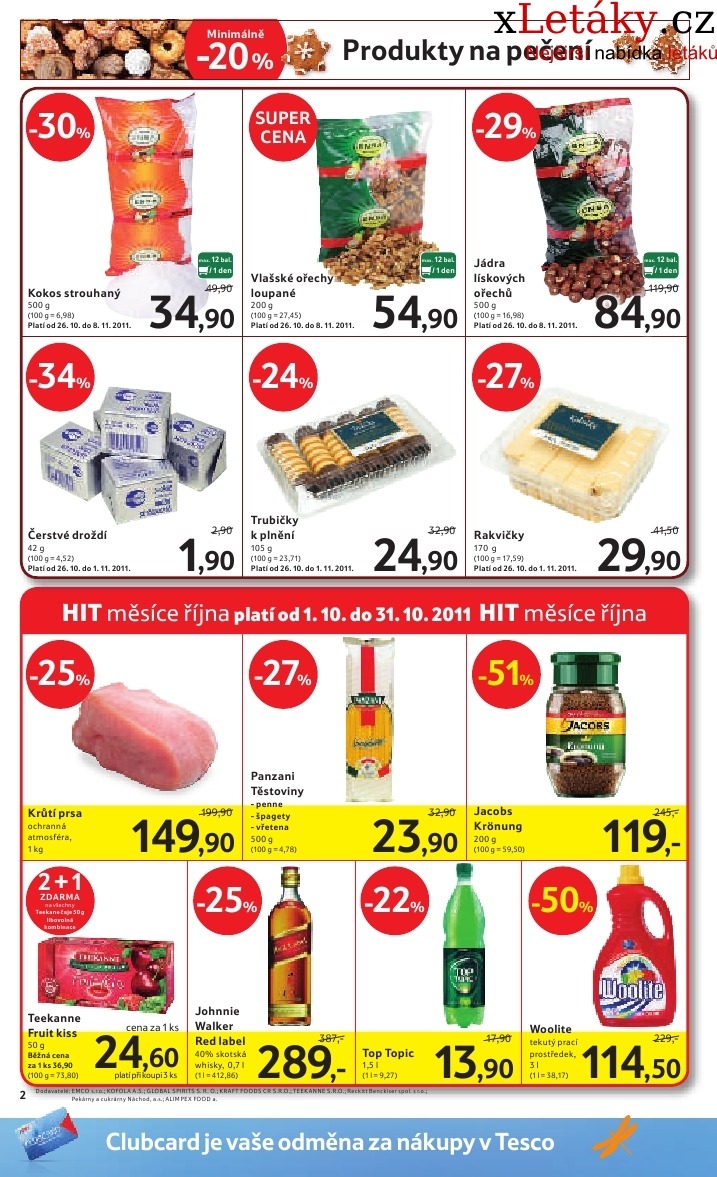 leták Tesco akční leták strana 1 leták Tesco akční leták strana 1