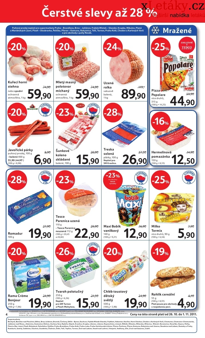 leták Tesco akční leták strana 1 leták Tesco akční leták strana 1