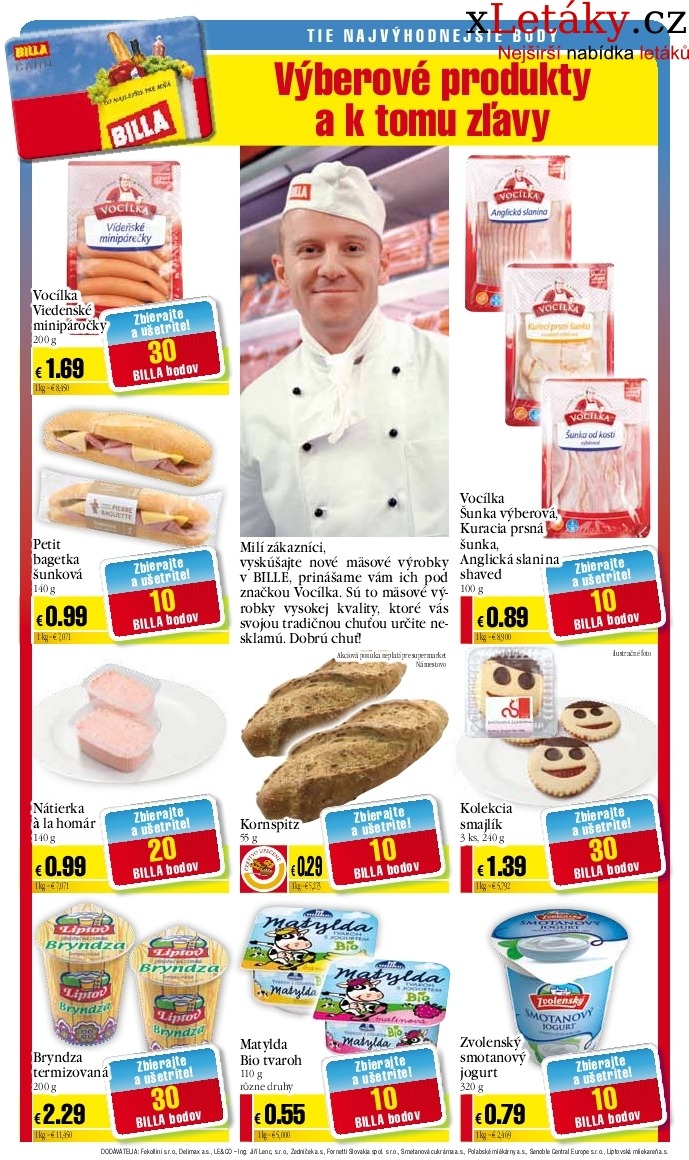 leták Billa leták strana 1 leták Billa leták strana 1