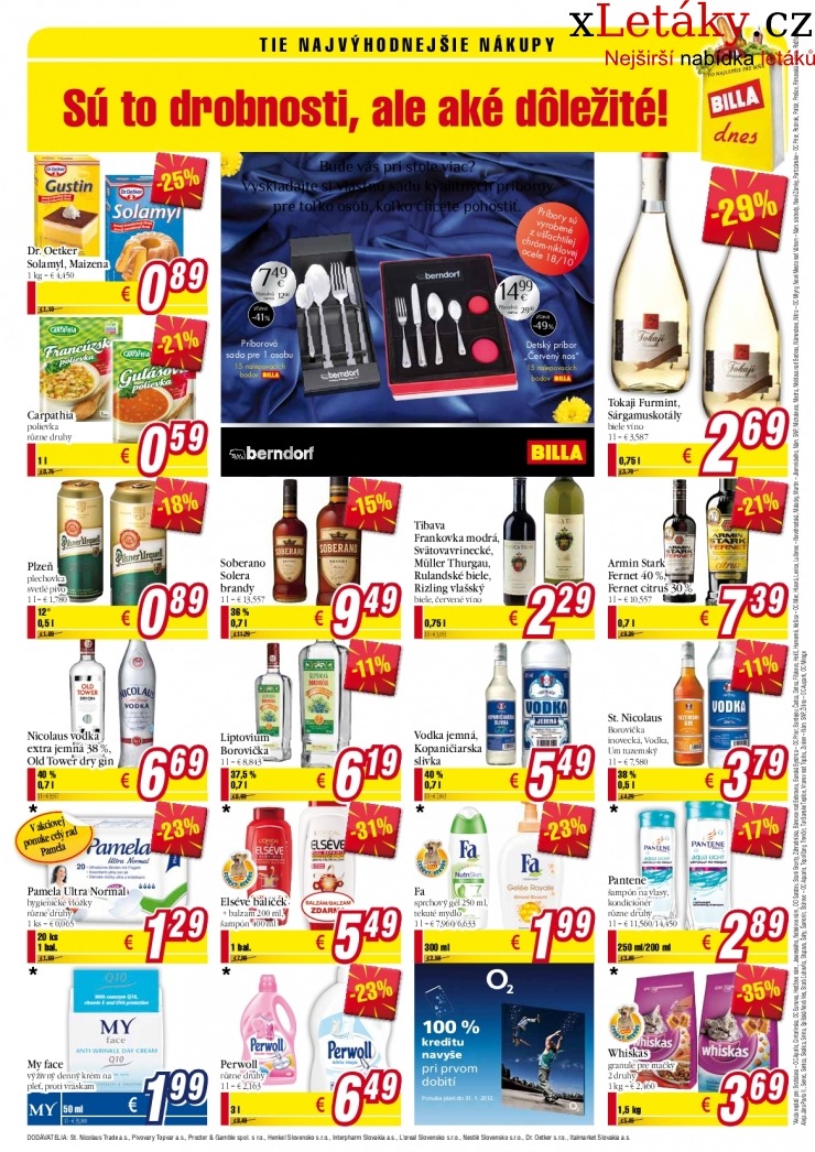 leták Billa leták strana 1 leták Billa leták strana 1