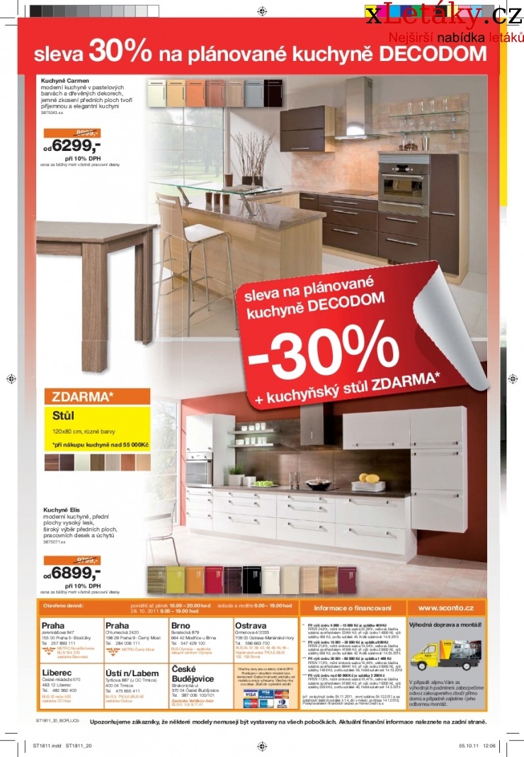 leták Sconto nábytek leták strana 1 leták Sconto nábytek leták strana 1