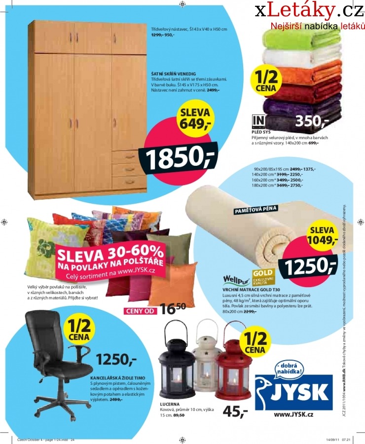 leták Jysk leták strana 1 leták Jysk leták strana 1