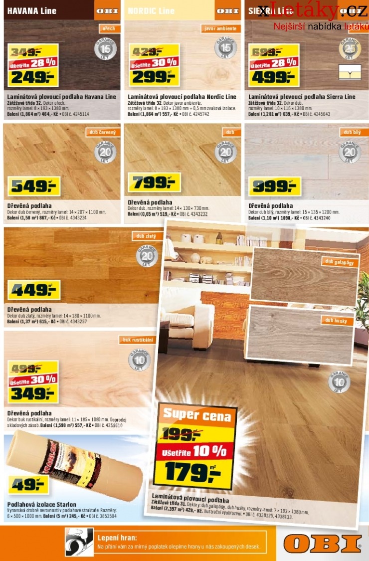 leták OBI leták strana 1 leták OBI leták strana 1