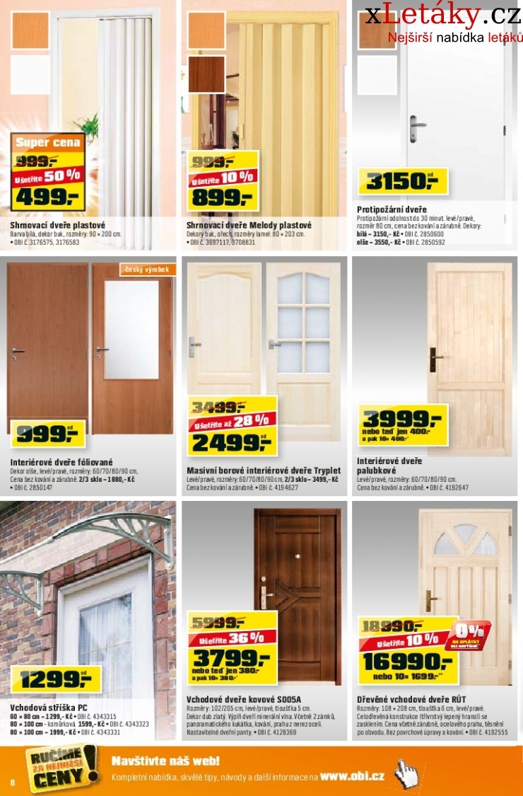 leták OBI leták strana 1 leták OBI leták strana 1