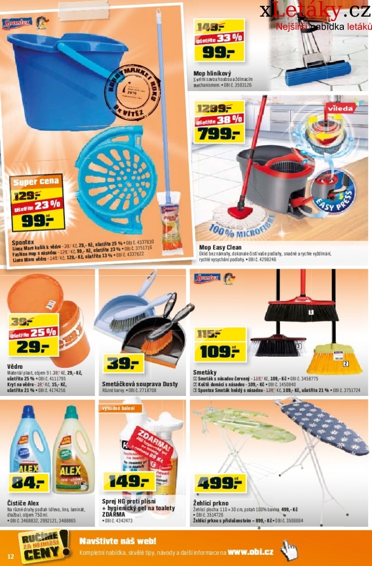 leták OBI leták strana 1 leták OBI leták strana 1