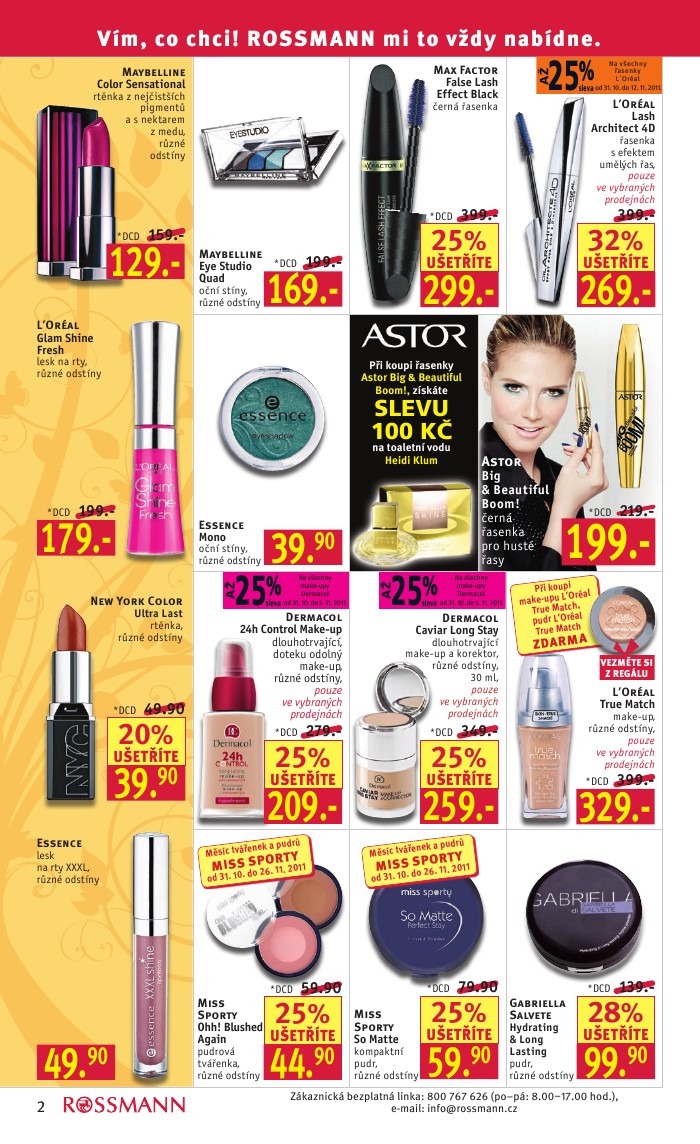 leták Rossmann strana 1 leták Rossmann strana 1