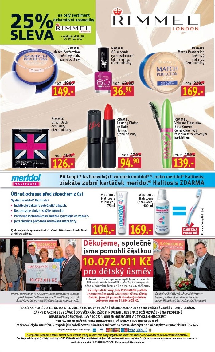 leták Rossmann strana 1 leták Rossmann strana 1