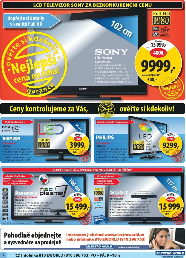 leták Electro World strana 1 leták Electro World strana 1