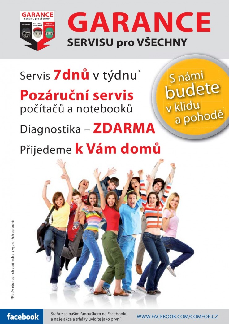 leták Comfor strana 1 leták Comfor strana 1