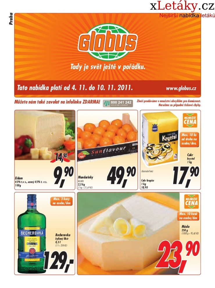 leták Globus leták strana 1 leták Globus leták strana 1