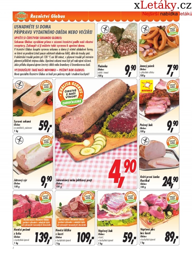 leták Globus leták strana 1 leták Globus leták strana 1
