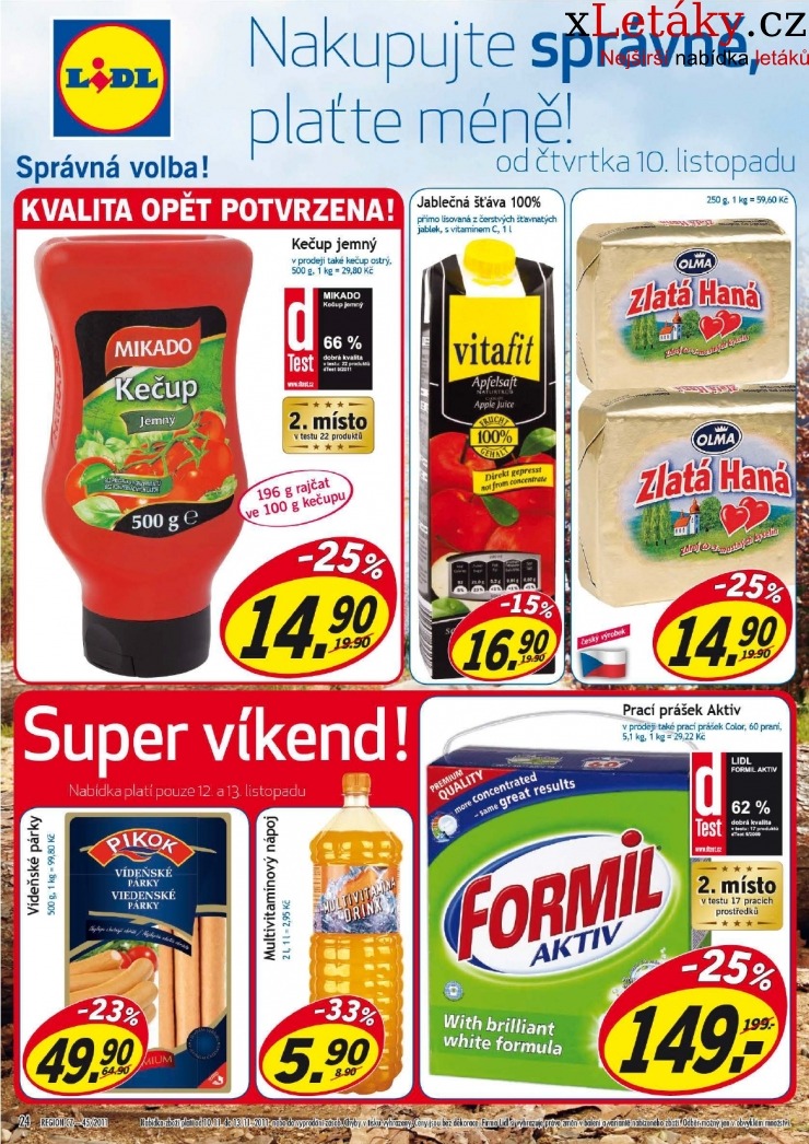 leták Lidl akční leták strana 1 leták Lidl akční leták strana 1