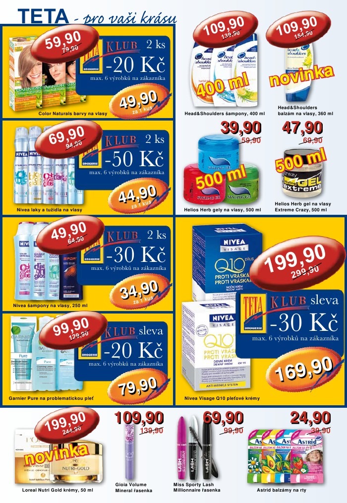 leták TETA drogerie strana 1 leták TETA drogerie strana 1
