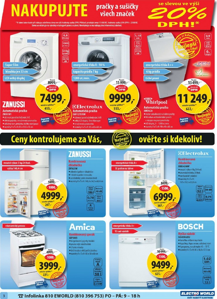 leták Electro World strana 1 leták Electro World strana 1