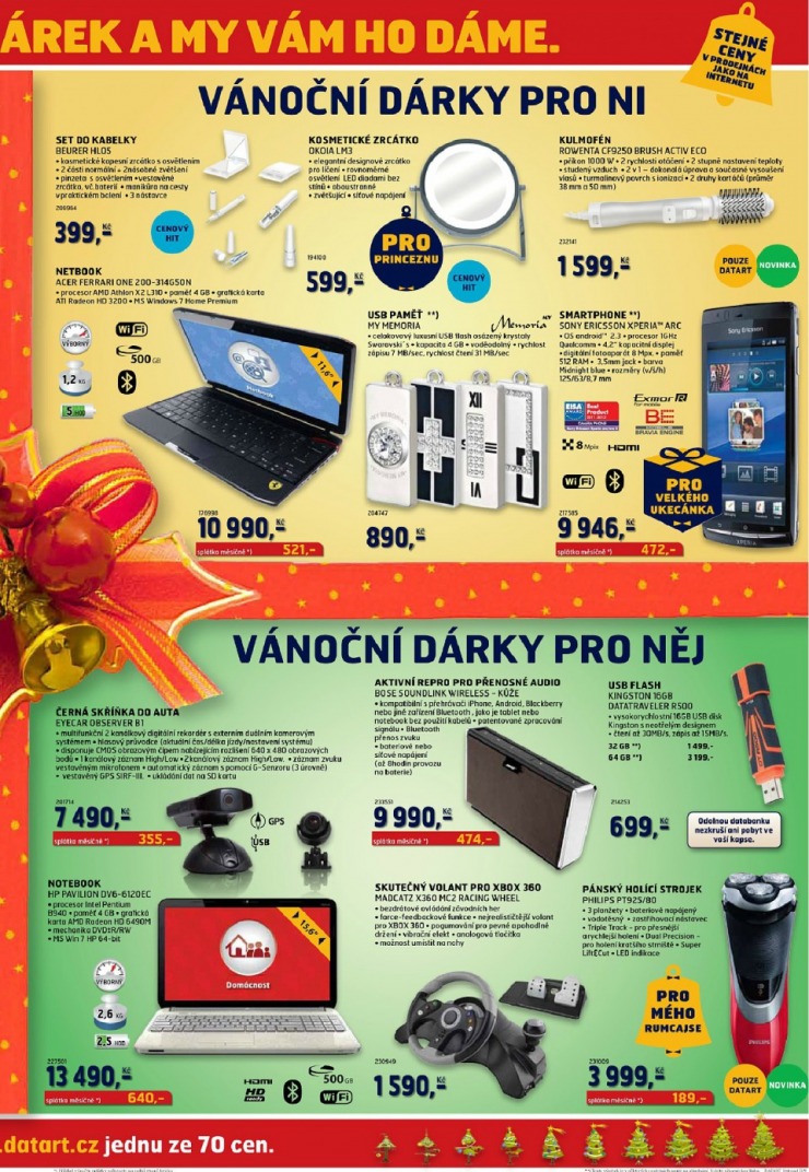 leták Datart strana 1 leták Datart strana 1