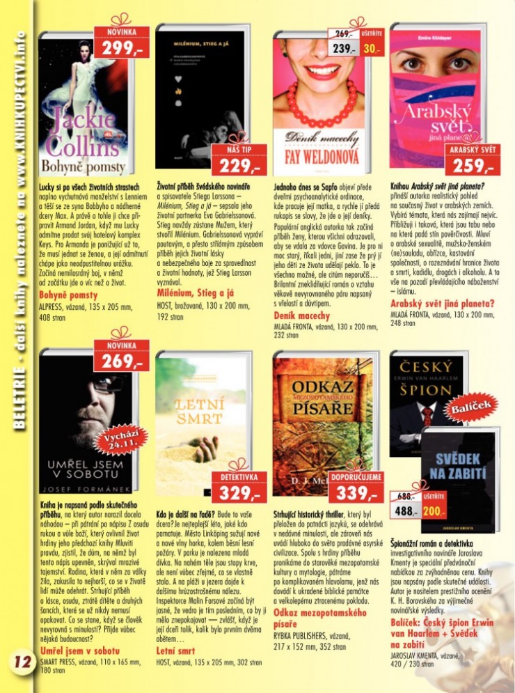 leták Knižní klenoty strana 1 leták Knižní klenoty strana 1