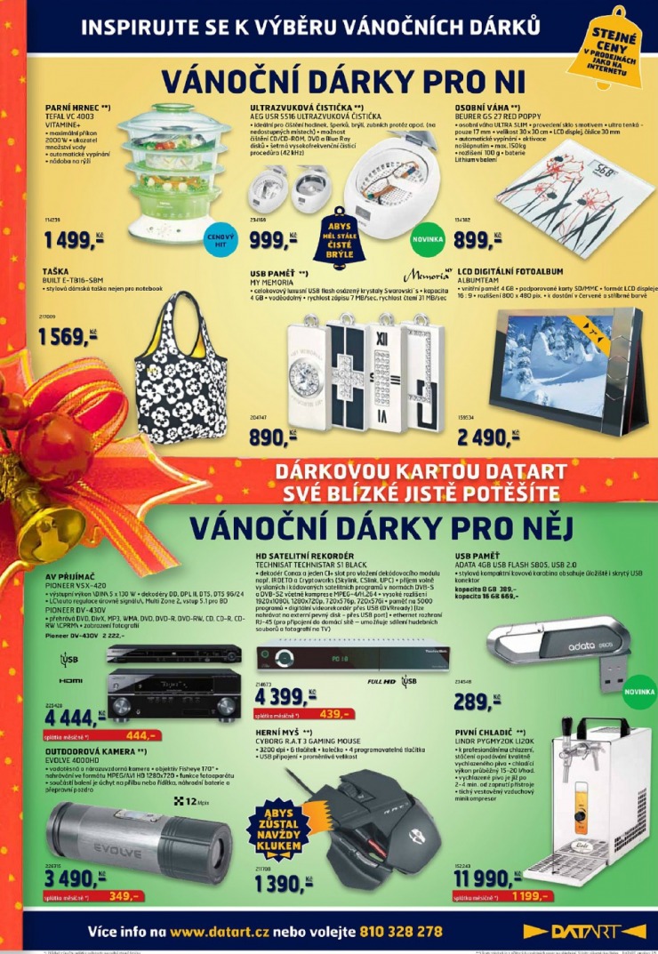 leták Datart strana 1 leták Datart strana 1