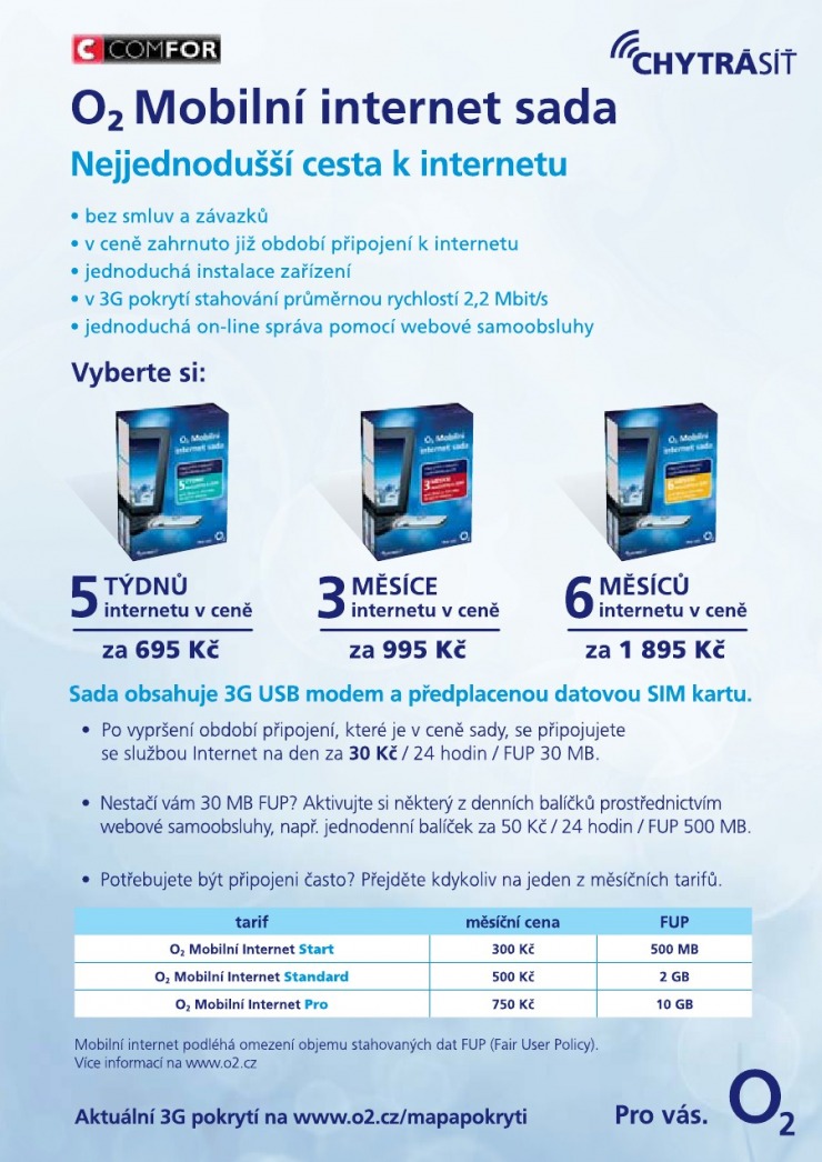 leták Comfor strana 1 leták Comfor strana 1