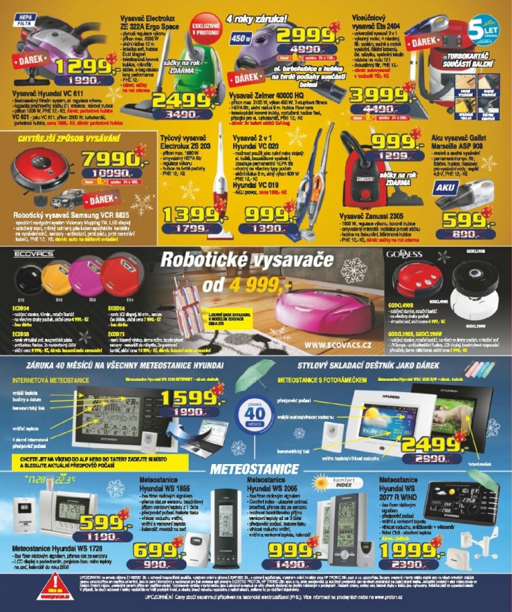 leták Proton strana 1 leták Proton strana 1