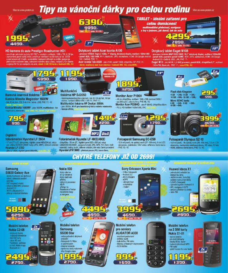 leták Proton strana 1 leták Proton strana 1