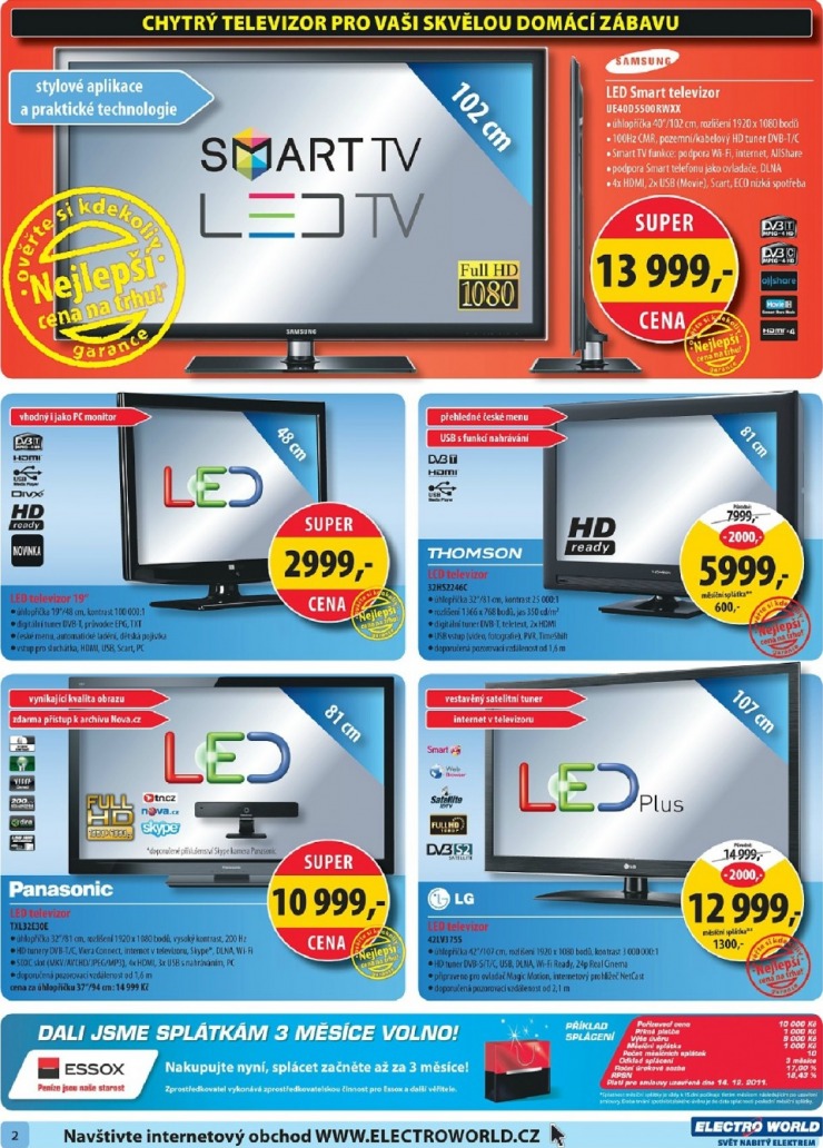 leták Electro World strana 1 leták Electro World strana 1