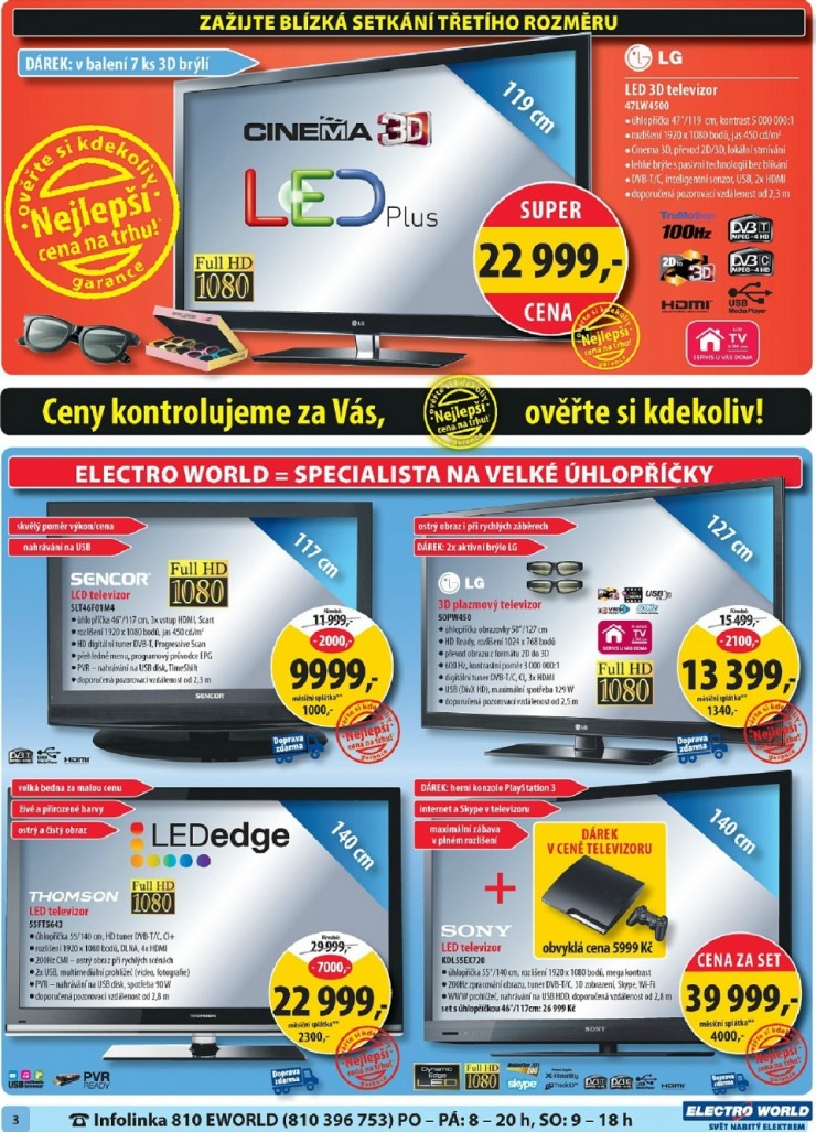 leták Electro World strana 1 leták Electro World strana 1