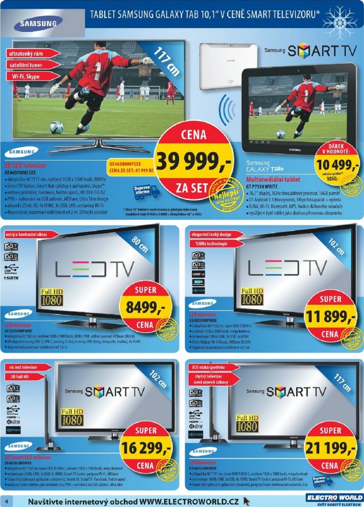 leták Electro World strana 1 leták Electro World strana 1