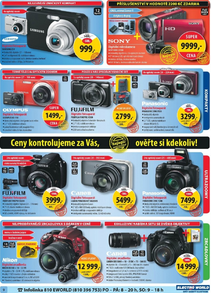 leták Electro World strana 1 leták Electro World strana 1