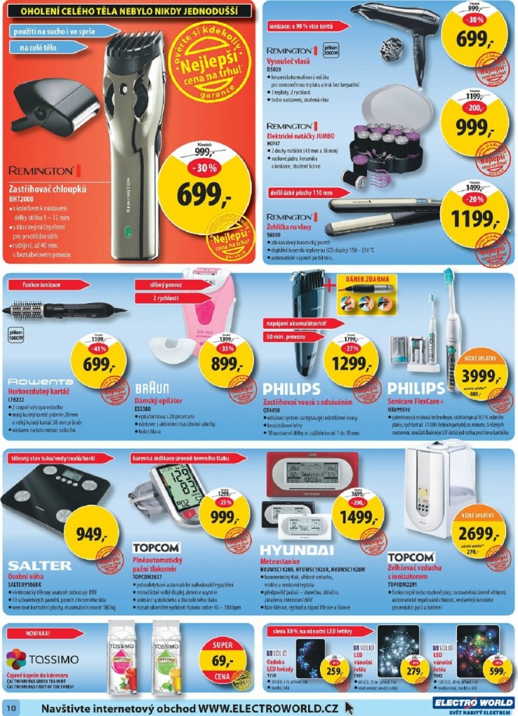 leták Electro World strana 1 leták Electro World strana 1