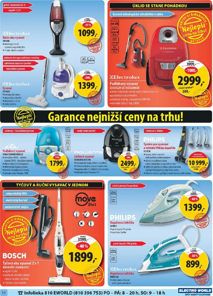 leták Electro World strana 1 leták Electro World strana 1