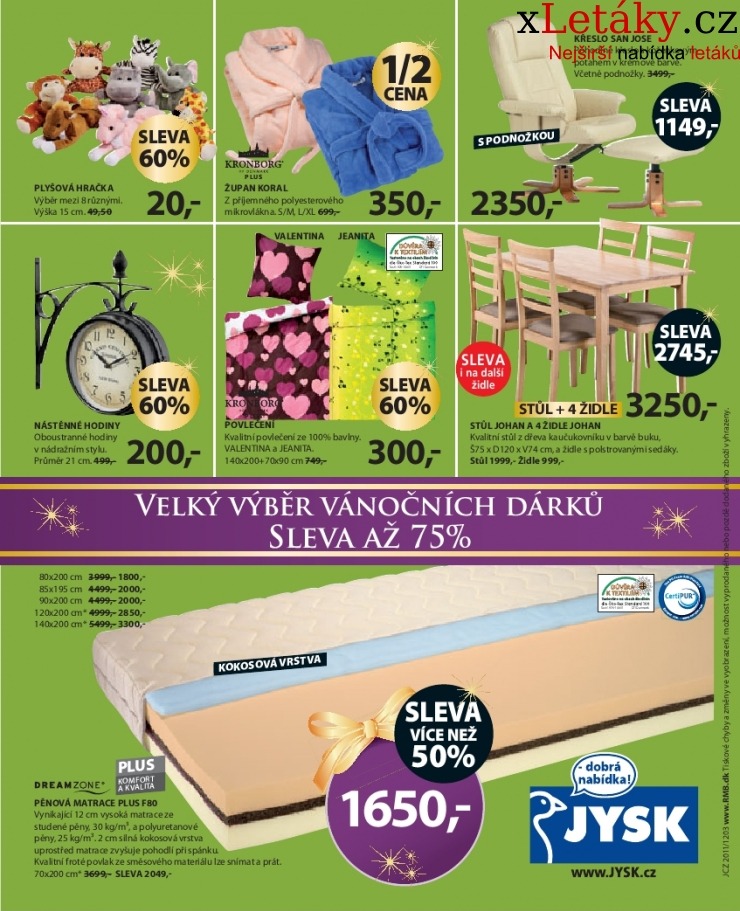 leták Jysk aktuální leták strana 1 leták Jysk aktuální leták strana 1