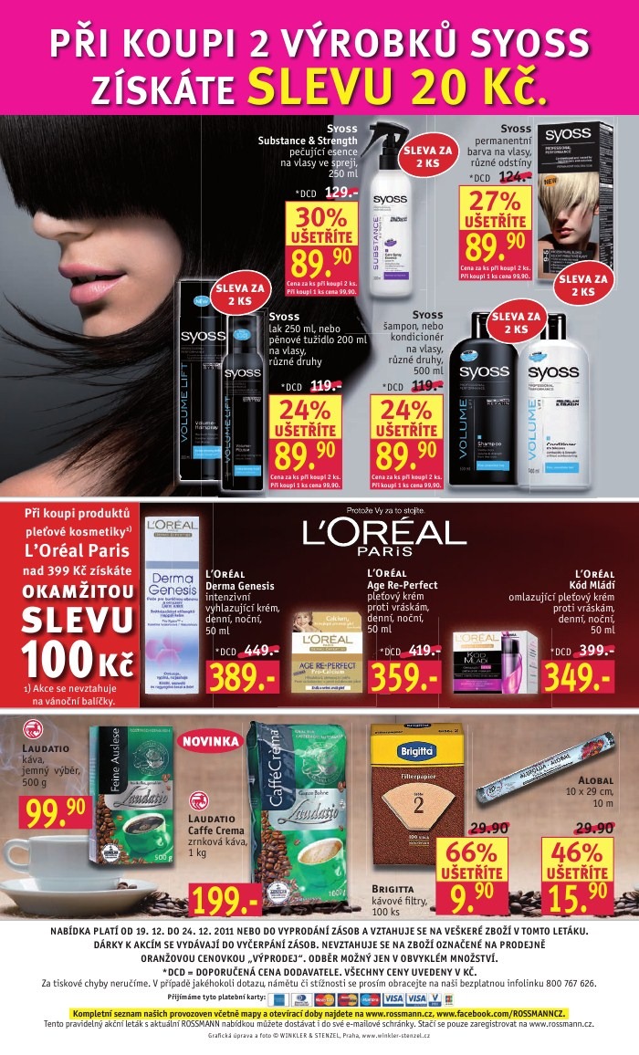 leták Rossmann strana 1 leták Rossmann strana 1