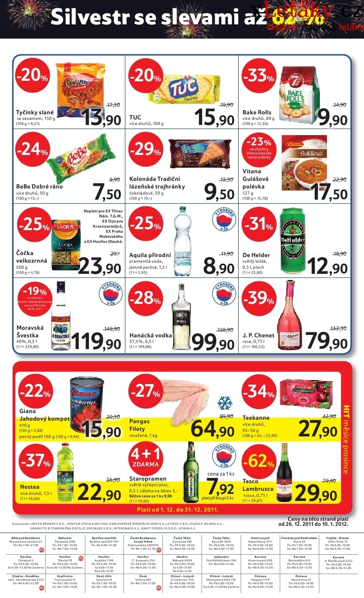 leták Tesco aktuální leták strana 1 leták Tesco aktuální leták strana 1