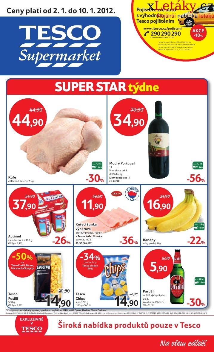 letk Tesco aktuln letk strana 1
