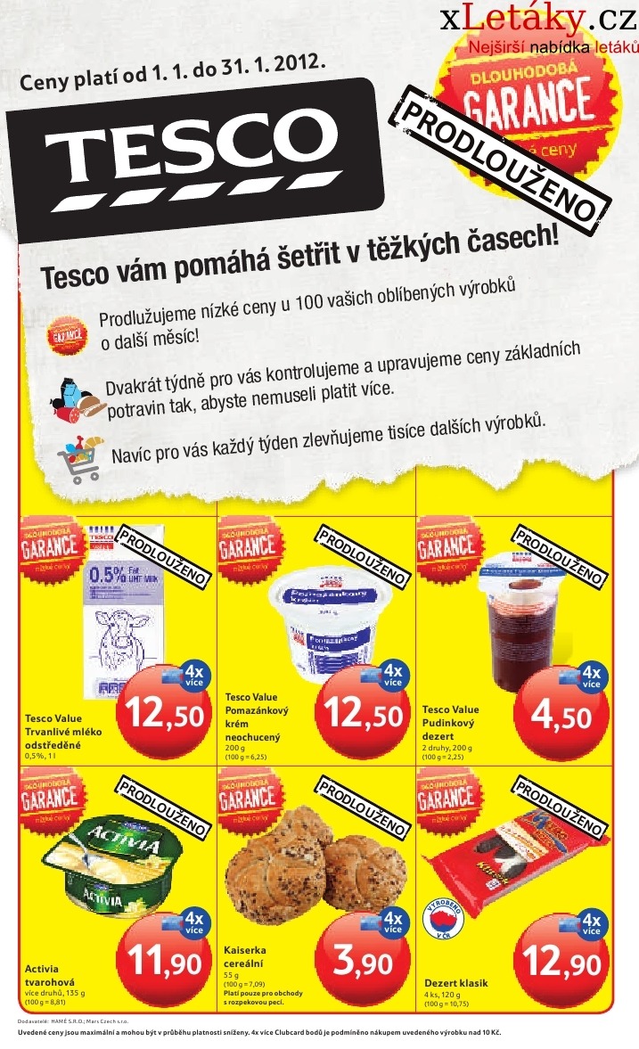 leták Tesco aktuální leták strana 1 leták Tesco aktuální leták strana 1