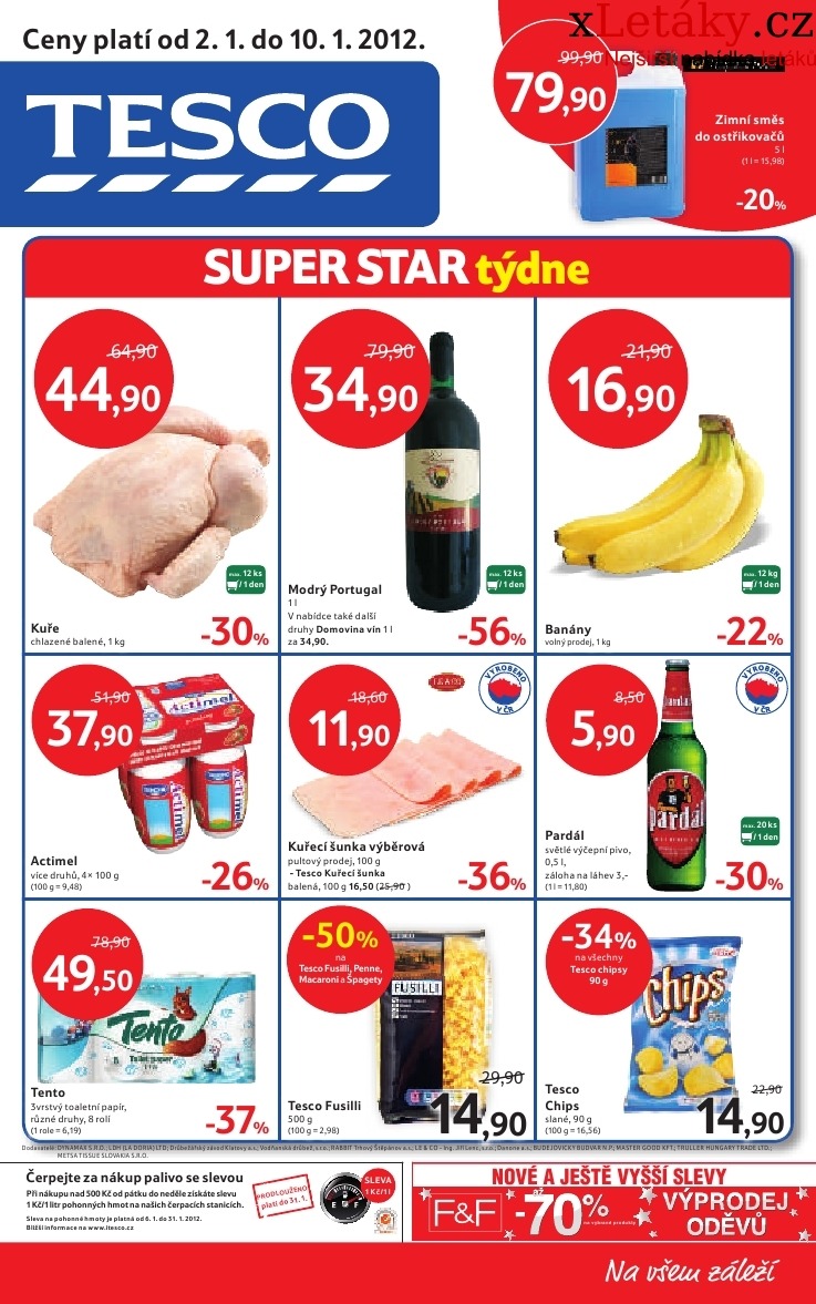 leták Tesco akční leták strana 1 leták Tesco akční leták strana 1