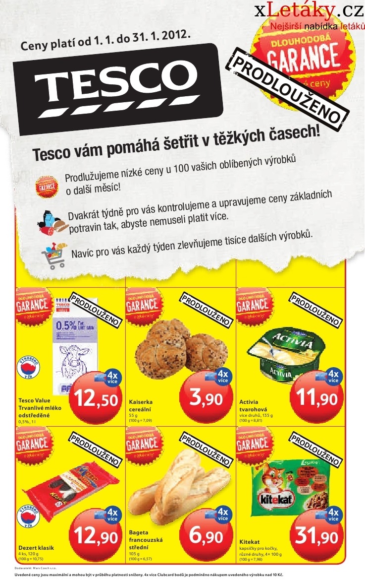 leták Tesco akční leták strana 1 leták Tesco akční leták strana 1