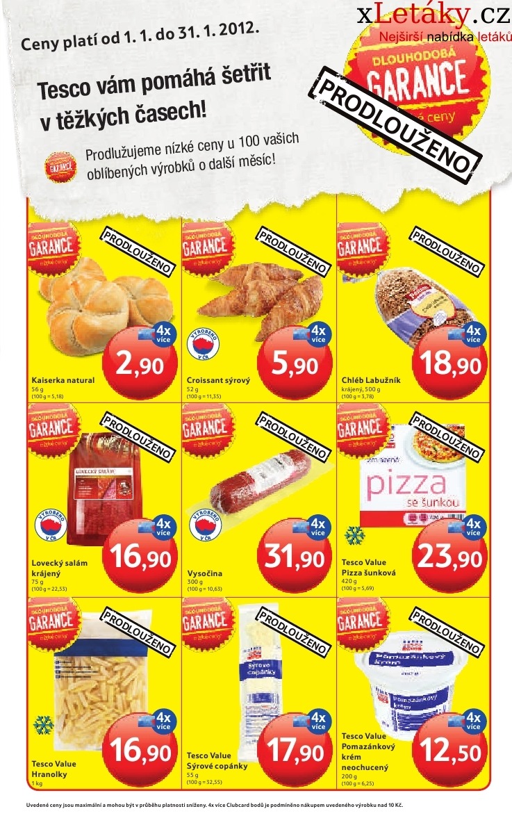 leták Tesco akční leták strana 1 leták Tesco akční leták strana 1