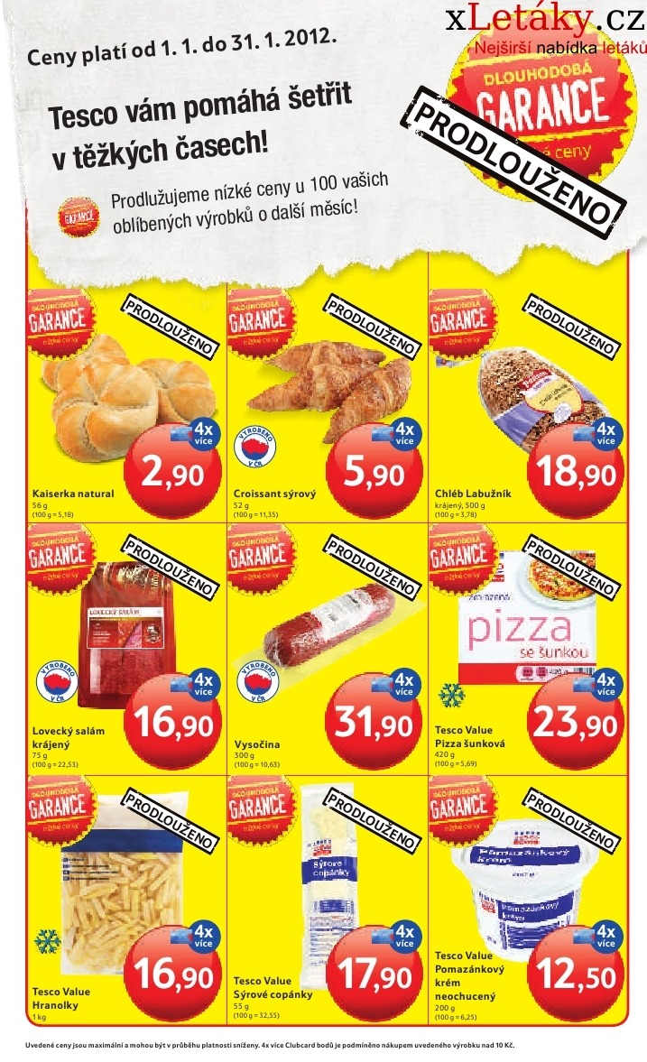 leták Tesco leták strana 1 leták Tesco leták strana 1