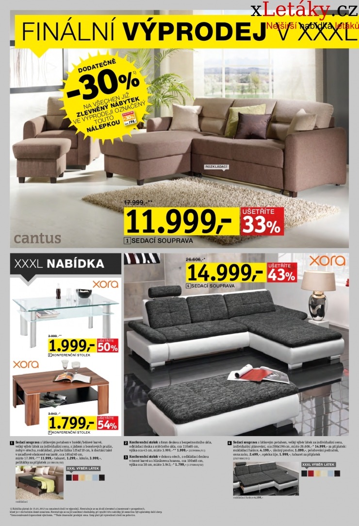 leták XXXLutz leták strana 1 leták XXXLutz leták strana 1