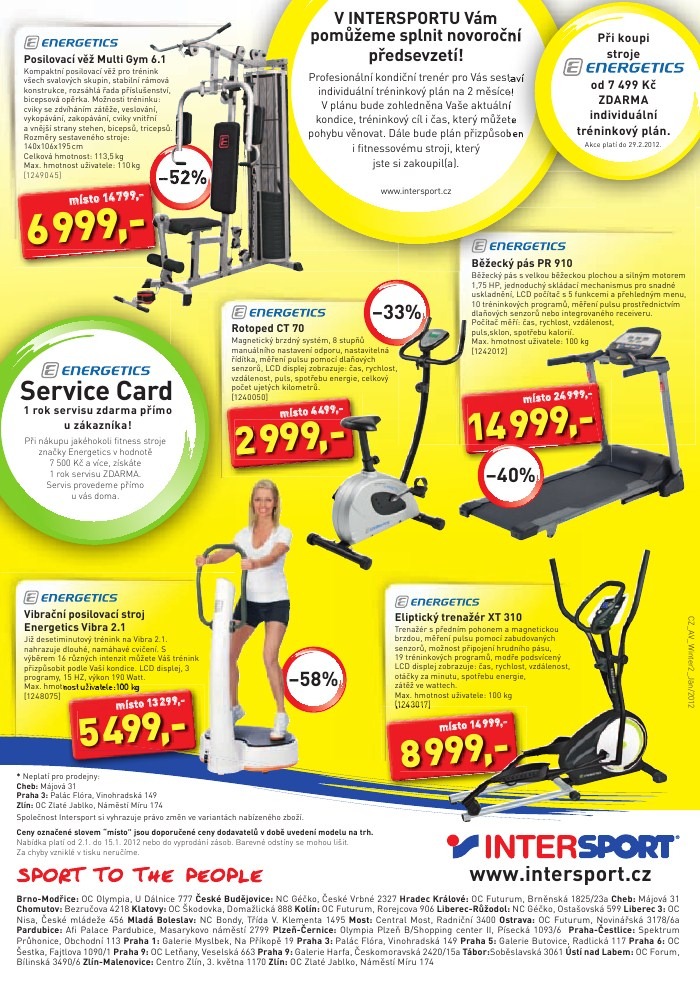 leták Intersport strana 1 leták Intersport strana 1