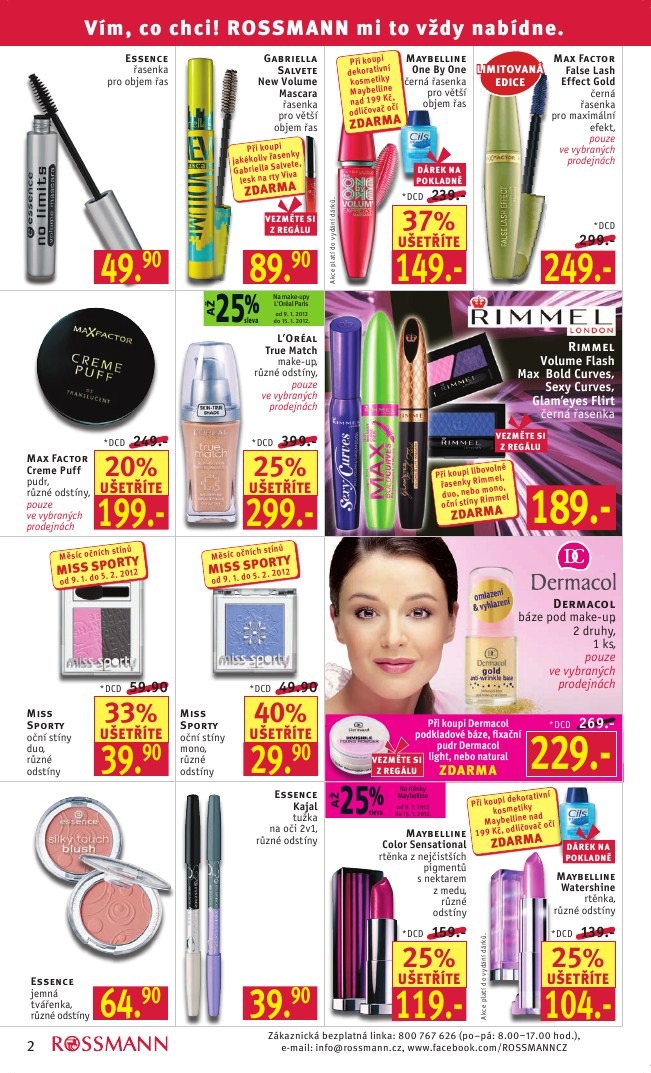 leták Rossmann strana 1 leták Rossmann strana 1