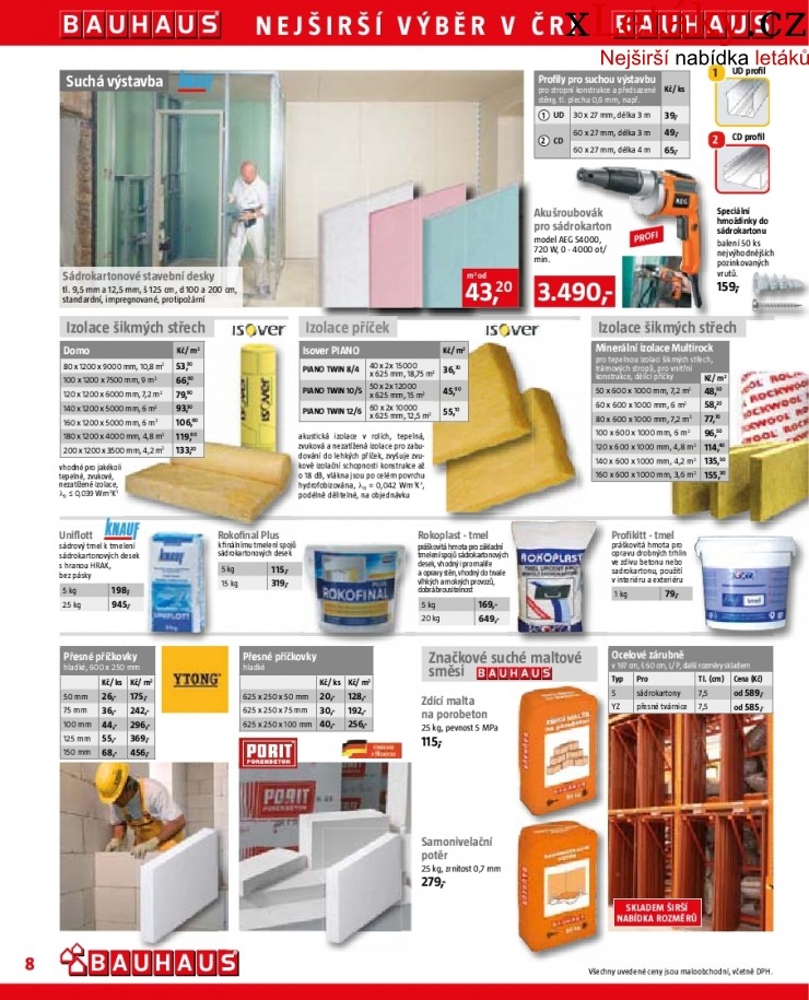 leták Bauhaus leták strana 1 leták Bauhaus leták strana 1