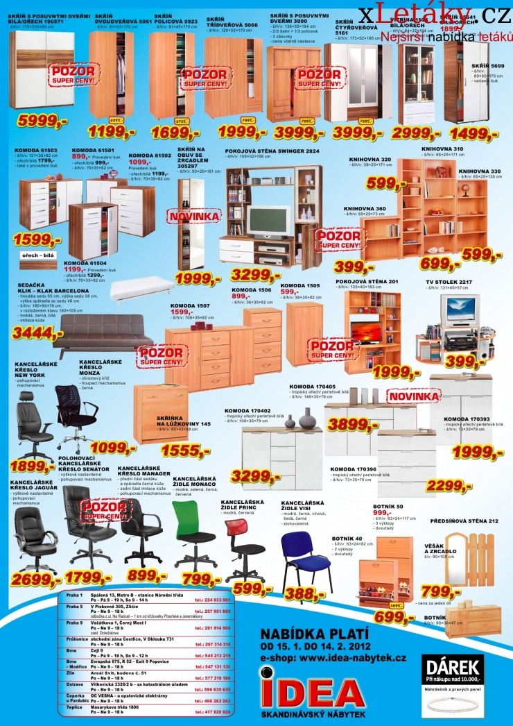 leták Idea nábytek leták strana 1 leták Idea nábytek leták strana 1
