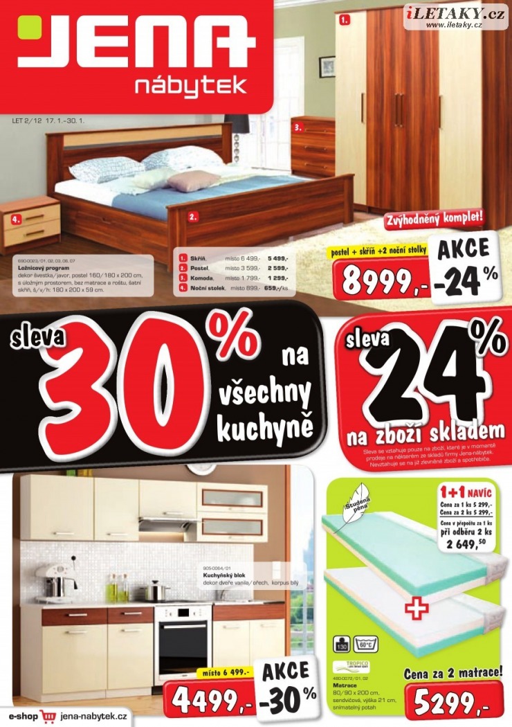 leták Jena nábytek strana 1 leták Jena nábytek strana 1