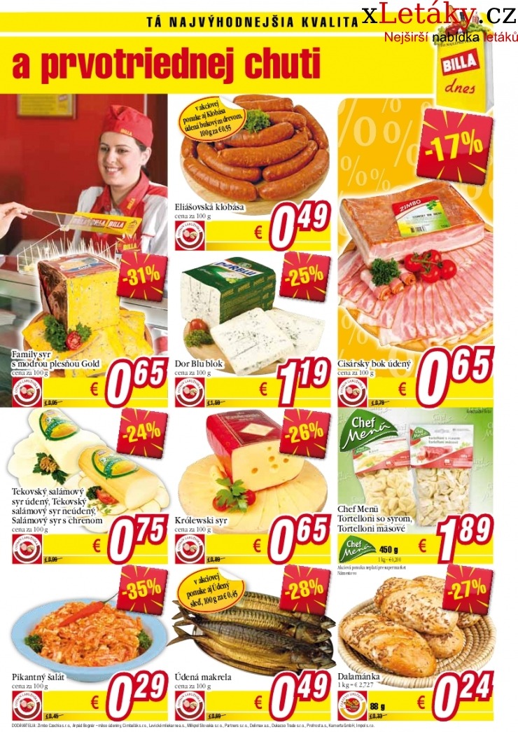 leták Billa leták strana 1 leták Billa leták strana 1