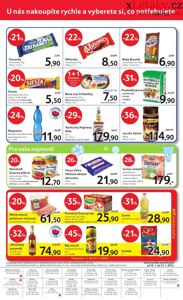 leták Tesco aktuální leták strana 1 leták Tesco aktuální leták strana 1