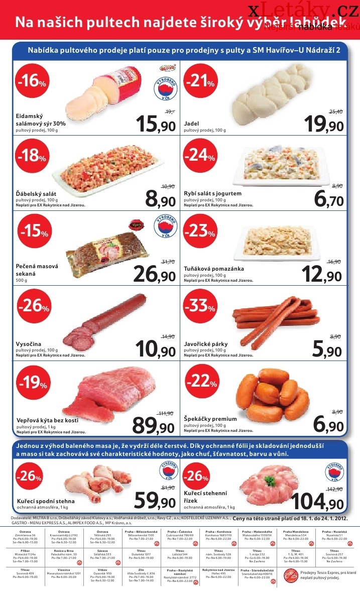 leták Tesco aktuální leták strana 1 leták Tesco aktuální leták strana 1