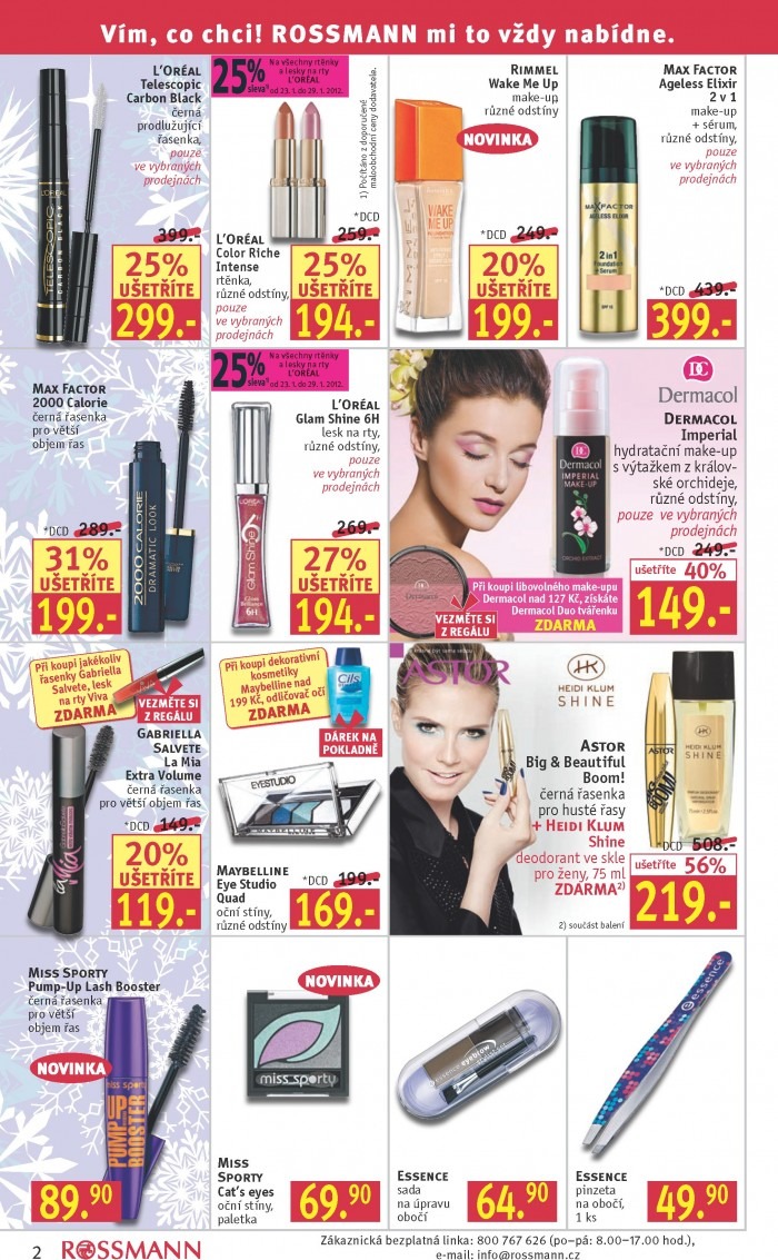 leták Rossmann strana 1 leták Rossmann strana 1