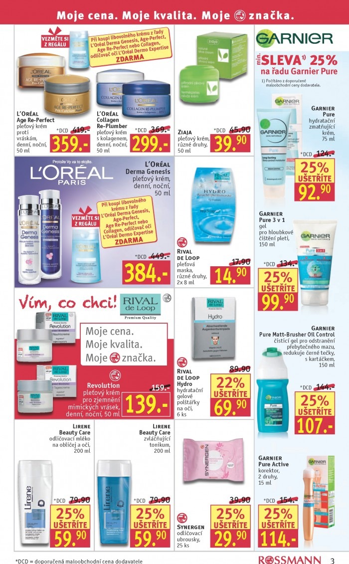 leták Rossmann strana 1 leták Rossmann strana 1